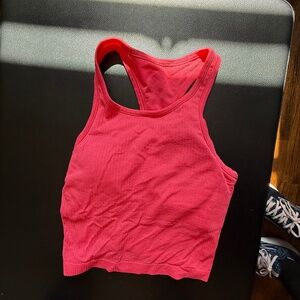 Lululemon ebb racer back cropped tank size 8